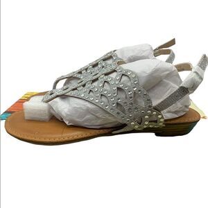 Zigi soho  Women's Mariane Heeled Sandal, Silver Faux A, 7.5 M US